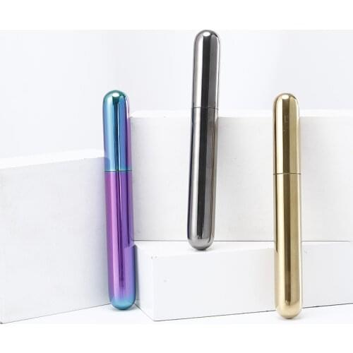 170*22mm High Quality Stainless Steel Cigar Holder Tube Pipe Travel Carry Case Holder Portable Tobacco Cigarettes Holder