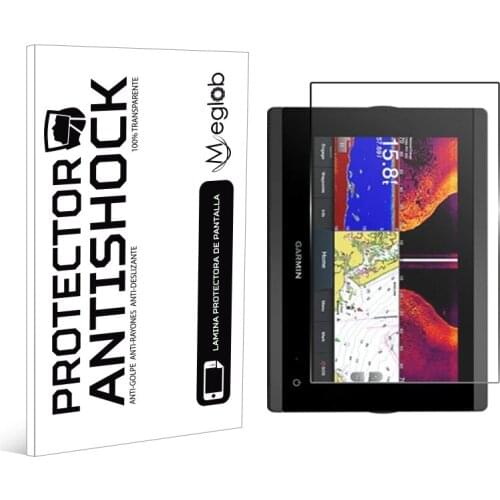Screen Anti-shock protector Anti-scratch Anti-Shatter compatible with Garmin GPSMAP 743xsv