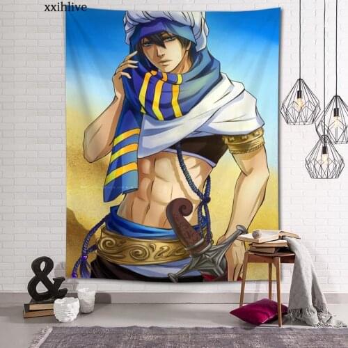 Anime Nanase Haruka Tapestry Customizable Bohemian Wall Hanging Room Carpet HD Tapestries Art Home Decoration Accessories