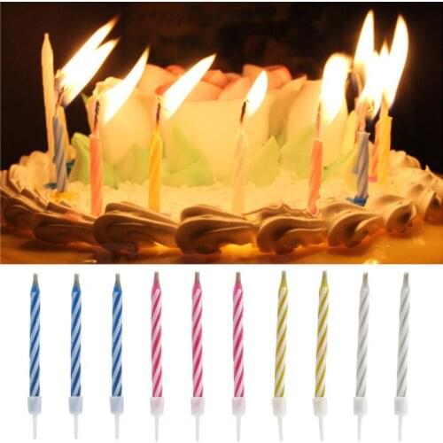 Colorful Glitter Happy Birthday Letters Toothpick Cake Candles Party Decorations