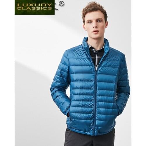 Down Jacket Ultra Mens Light Down Jacket Men Clothes Autumn Winter Coat Men Bodywarmer 2021 Casacos Masculino TF17227-1 Pph756