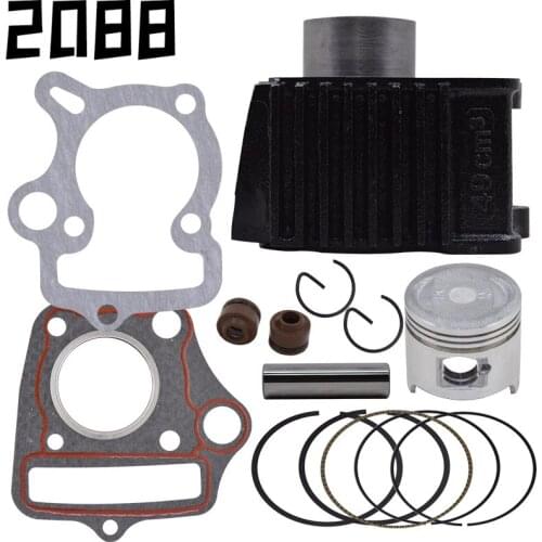 Motorcycle kit forHonda Zongshen Lifan C50 48Q 50CC 39mm bore motorcycle cylinder piston 49cm³