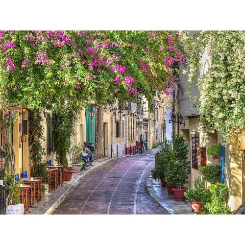 Diy full square/round mosaic diamond painting city landscape picture diamond embroidery flower 5d diamond cross stitch kit TY403