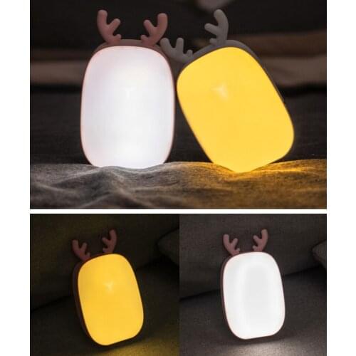 New cute deer multi-function small table lamp Home reading table lamp mobile power closet bedroom corridor LED night light Gift