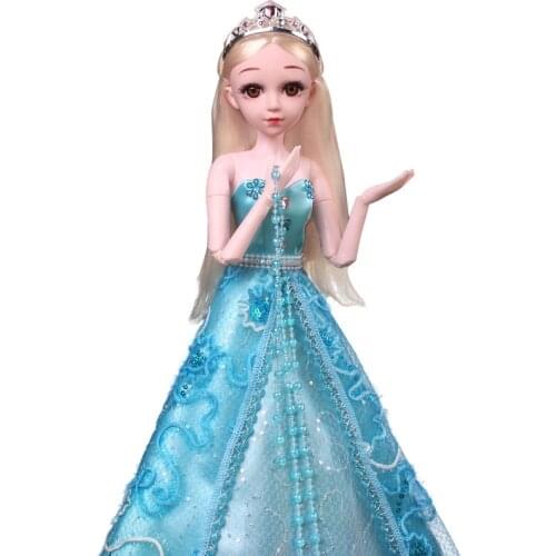 Dress For 60cm BJD Doll Princess Skirt Sleeveless Skirt Lace Party Dress Clothing 1/3 Doll Clothes Outfit Accessories