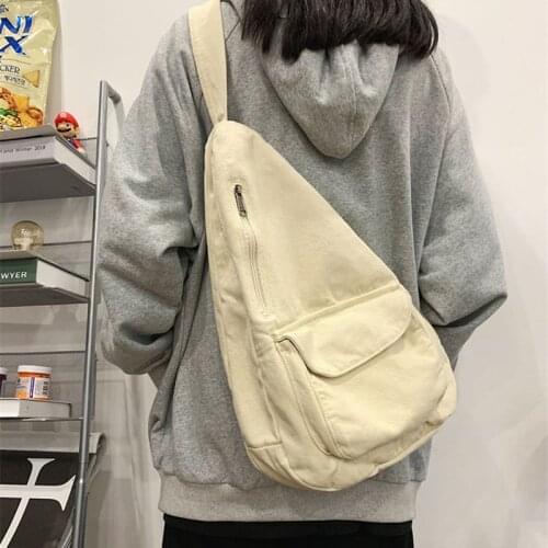 Women High-capacity Backpack Canvas Students Schoolbag Multifunctional Vintage Ins Black Beige Pure Colour Shopping Traveling