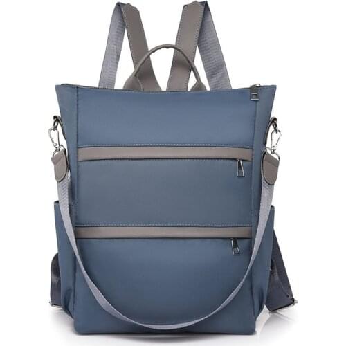 Oxford Female Shoulder Backpacks Retro School Bags for Women Multifunction Lady School Backpack Waterproof Women Laptop Backpack