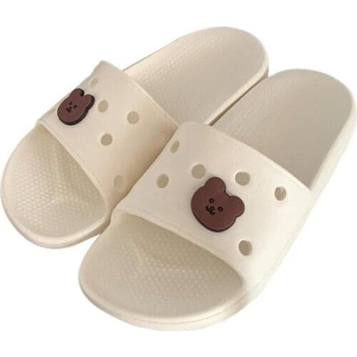 Women slippers Stylish simplicity Beach Shoes Home soft sole Female Flip Flop Summer New Non-slip Hole shoes qq112