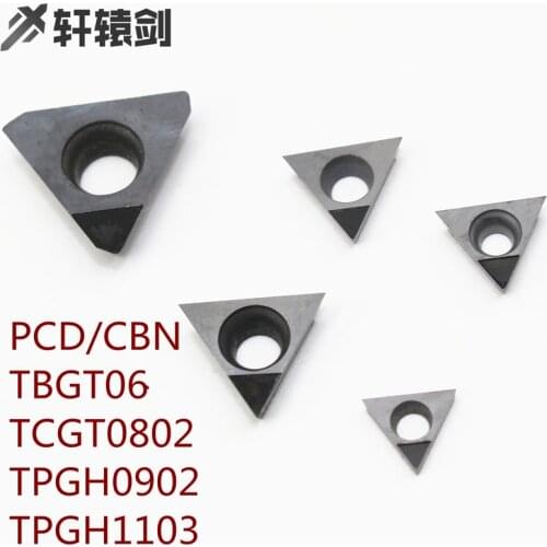 TBGT060102/04 PCD CBN TCGT080204 TPGTH090204 TPGH110304 Processing quenching high hardness materials for N and H