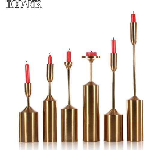 Tooarts Decorative Wedding Candlesticks