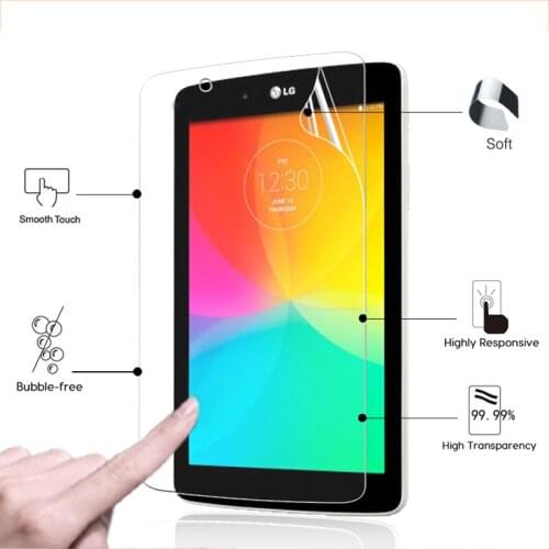Ultra HD LCD Anti-Scratched Screen Protector Film For LG G Pad 7.0 V400 7.0" tablet high clear glossy screen protective films