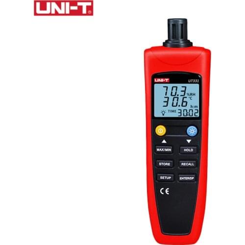 UNI-T UT331 Digital Thermo-Hygrometer Temperature Humidity Unit Selection USB Interface