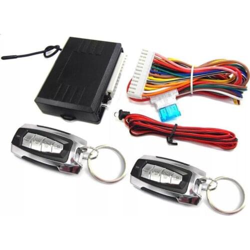 Universal 12V Keyless Entry System Kit With Remote Control Car Alarm Systems Auto Remote Central Door Locking Vehicle