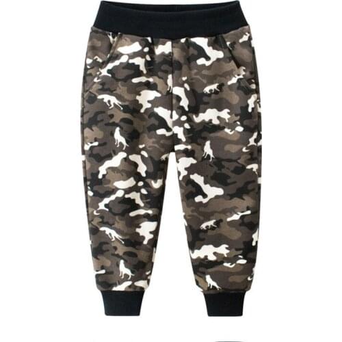 Yocute 2021 Spring Childrens Clothing Boys Camouflage Pants Kids Long Pants Boys' Sports Pants Cotton Sport Style Trousers 2-7T