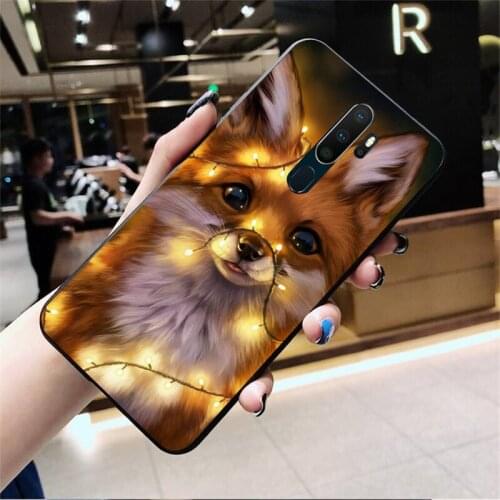 Animal fox Pet dog Poodle doge Phone Case For Oppo A5 A9 2020 Reno2 z Renoace 3pro A73S A71 F11