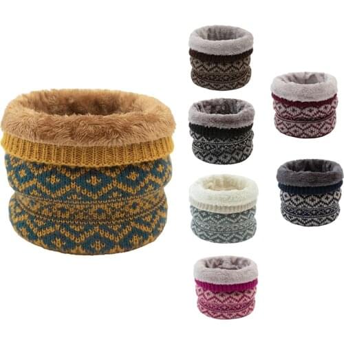 Winter Bib Wool Plus Velvet to Keep Warm, Leisure Collar Single Loop Hedging, Outdoor Travel Cross-Border