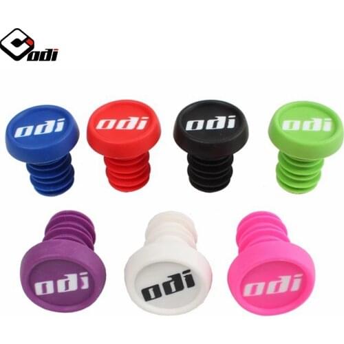 2 Pcs ODI Bicycle Grip Anti-slip Firm Handlebar Caps Lightweight Bar End Plugs For MTB BMX DH FR Balance bike parts Accessories