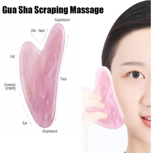 2020 Jade Scraping Board Facial Massager Pressure Therapy Scraper Health Care Beauty Massage Tool For Face Neck Back Body