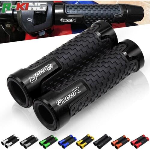 7/8" 22mm CNC Aluminum + Rubber Motorcycle handle grips racing handlebar grip For BMW F800R 2009 2010 2011 2012 2013 2014 2015