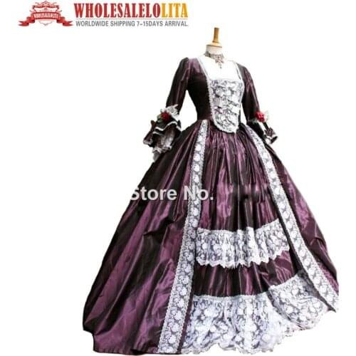 Gothic Marie Antoinette Victorian Ball Gown Renaissance Wench Gothic Princess Dress Ball Gown Vampire Theatre Halloween Costume
