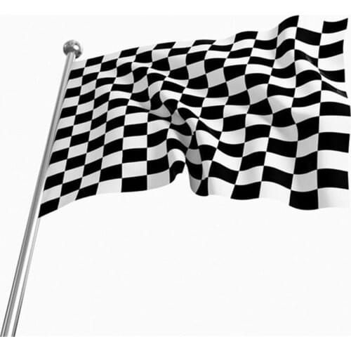 90cmx150cm Large Racing Checkered Flag Home Decor Polyester High Quality Finish Line Banner 3x5 FT