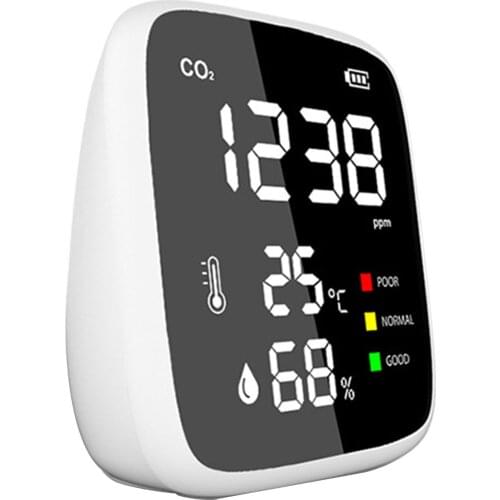 Domestic Use Carbon Dioxide Detector CO2 Concentration Ambient Temperature And Humidity Tester Carbon Dioxide Detector CO2 Meter