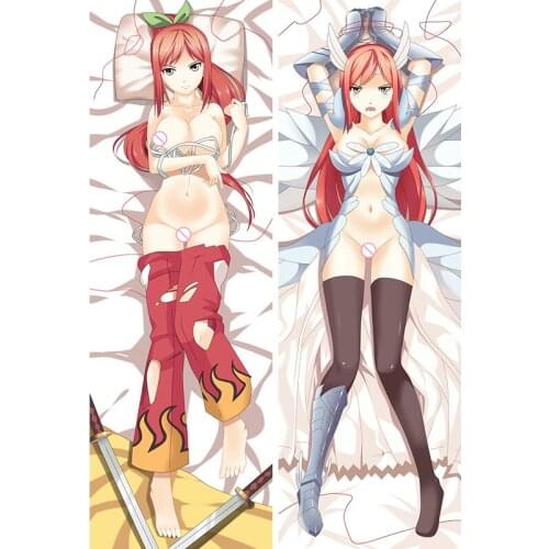 Hot japanese anime Decorative Hugging body pillow cover case Double sided 60x170CM 2WT