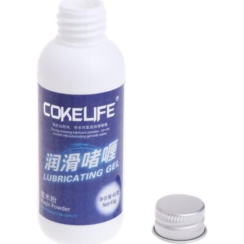 COKELIFE Magic Powder Lubricant Water Base Mixed Using with Water Oil for Vaginal Breast Anal Sex Lubrication 45g Sex Grease