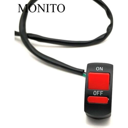 Motorcycle Button Connector Switch light LED Switch Connector Push For HONDA CRF450R CRF250X CRF450X CRF 450R 250X 450X XR 125