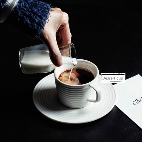 Small ceramic suit western suburb coffee cup plate Japanese style 1 breakfast cup milk cup with plate