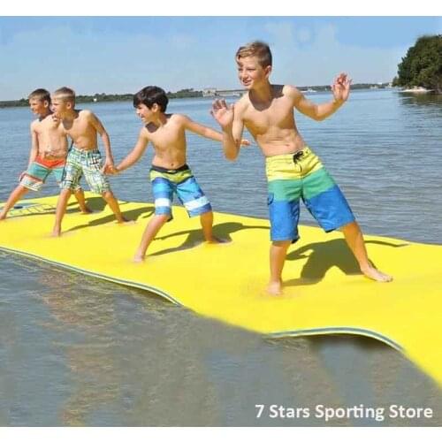 Outdoor XPE Foam Floating Water Pad Swimming Pool Floating Mattress Summer Fun Toy Water Blanket Floating Mat Bed Tear-Resistant
