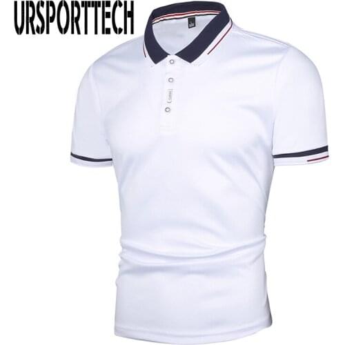 New Summer Mens Polo Shirt Office Work Casual Short Sleeve Women Polo Shirts Slim Fit Business Comfortable Polo Homme Men Tops