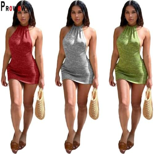 Prowow Open Summer Dresses