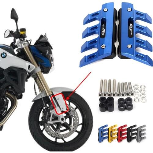 With Logo For BMW R1200RS R1200 RS Motorcycle CNC Accessories Mudguard Side Protection Block Front Fender Anti-Fall Slider