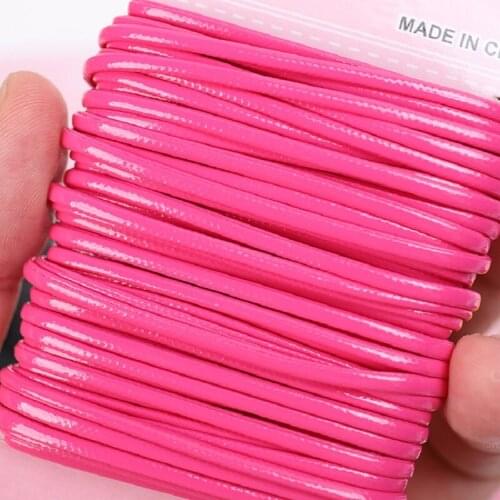10M 2mm Leather Sewing Waxed Thread Cord String Rope for Bracelet Necklace Beading Jewelry Making and Leather Craft DIY Supplies