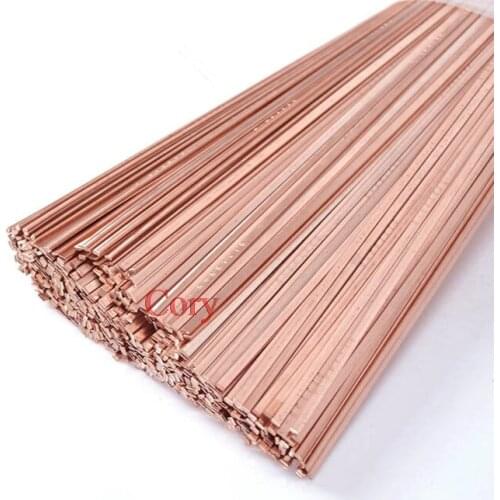 10PCS Phosphor-copper electrode flat electrode Copper electrode BCu93P For Air conditioning refrigerator 1.0mm TH 3.0mm Width