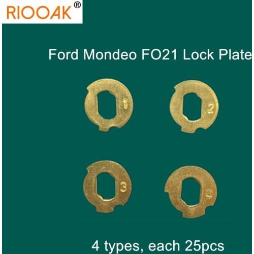 100pcs/lot Car Lock Reed FO21 Plate For Ford Mondeo NO 1.2.3.4 Each 25PCS For Ford Lock Repair Kits Locksmith Supplies