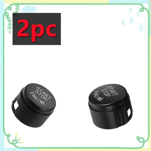 2Pcs New Car Start Stop Engine Push Button Switch Cover For BMW 5/6/7/F01/F02/F10/F11/F12 2009-2013 61319153832