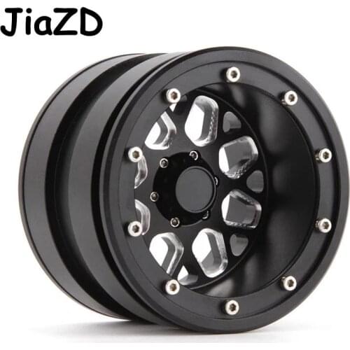 4PCS D1RC 2.2 Inch Sunflower Beadlock Wheel Rim For 1:10 1:8 Traxxas TRX-4 TRX4 RC4WD D90 D110 TF2 Axial SCX10 90046 RC Car Y005