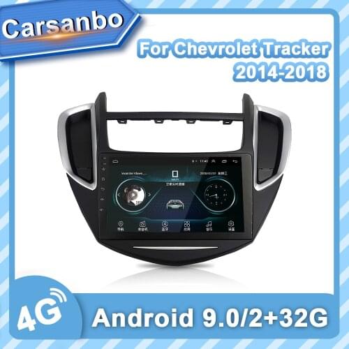 Suitable for 2014-2018 Horton Chevrolet Trax Tracker Android 9.0 2G + 32G Car Radio 2din 9-inch Stereo Multimedia Player Host