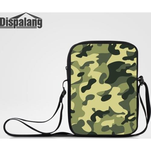 Dispalang New Fashion Men Shoulder Crossbody Bags Camouflage Design Messenger Bags For Teens Small Flap Portable Male Travel Bag