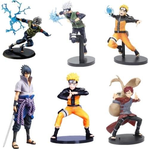 Naruto Shippuuden Anime Character Uchiha Itachi Sasuke Naruto Kakashi I Love Naruto Haruno Sakura PVC Action Figure