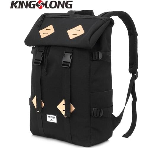 Kingslong Casual backpack for women 15.6 inch laptop backpack 19L Travel Bags Nylon Waterproof Mochila School for Teenager Men
