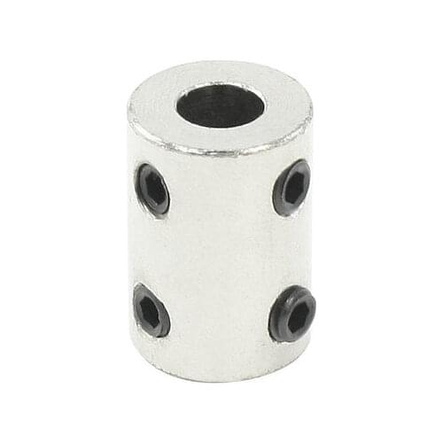 1pc 5mm 6mm 7mm 8 mm 10mm 12mm Bore Stainless Steel Robot Motor Wheel Coupling Coupler
