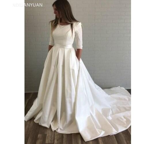 NIXUANYUAN Satin Wedding Dresses