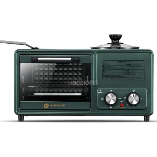 New Three-In-One Four-In-One Breakfast Maker Multi-Function Electric Oven Bread Pizza And Cake Maker Toaster Oven