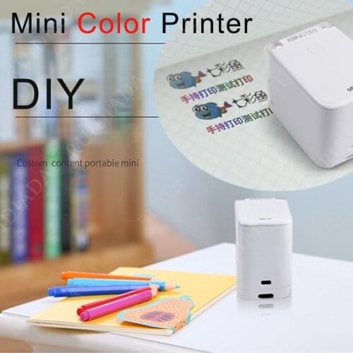 Mbrush Mini Color Printer BT Mobile Handheld Printer Portable Wifi Printers PrinCube Handheld Inkjet Printing
