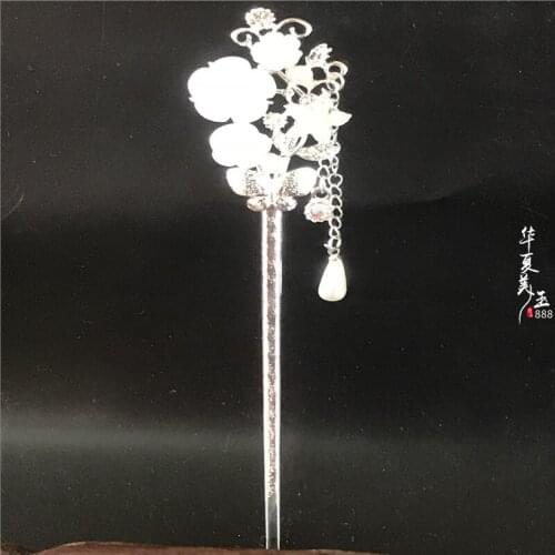 Popular antique silver ornaments, handmade hairpins, head ornaments, hairpins, hairpins, accessories, simple props