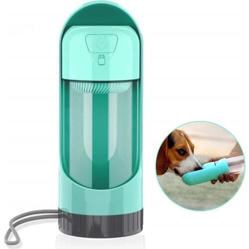 Portable Pet Dog Water Bottle Drinking Bowls For Small Large Dogs Feeding Water Dispenser Cat Activated Carbon Filter Bowl