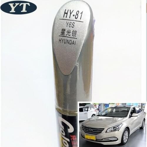 Car scratch repair pen, auto paint pen SILVER color for Hyundai IX35 IX25 Elantra Accent I30 Verna Tucson Sonata Santafe